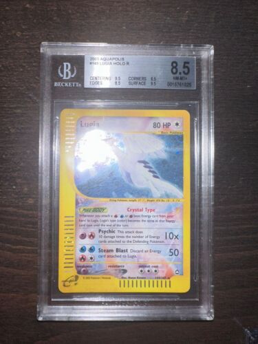 Pokemon Lugia Crystal 149147 Aquapolis Holo ENG BGS 85 MINT  No Charizard