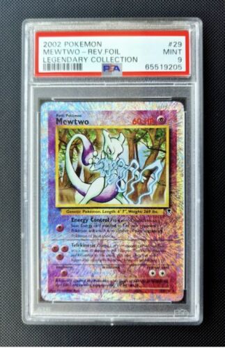 PSA 9 Mint Mewtwo Legendary Collection Reverse Holo Pokmon Pokemon