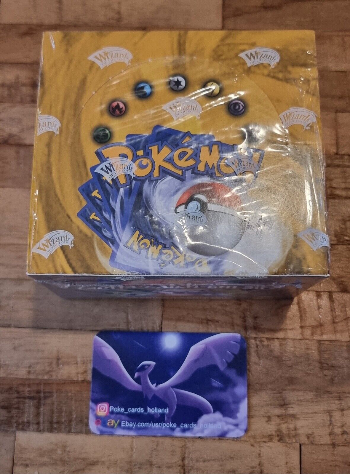 Pokemon EMPTY Base 4th PRINT UK Booster Box WOTC Ultra Rare Display 19992000