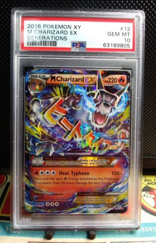 2016 Pokemon Card Charizard XY Mega EX Generations PSA 10 Graded 1283 Classic