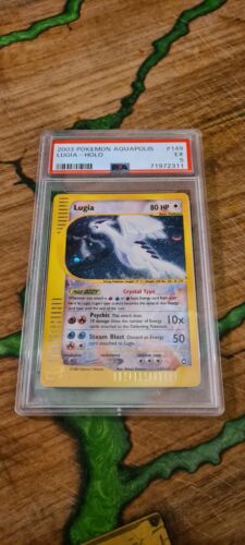 Pokemon 2003 Lugia Aquapolis Holo PSA 5 Excellent