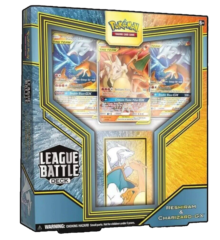 pokemon box Deck league Battle reshiram e charizard sealed Eng In Inglese Sealed