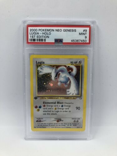 Pokemon Lugia Neo Genesis 1st Edition Holo 9111 PSA 10 Regrade Gem Mint