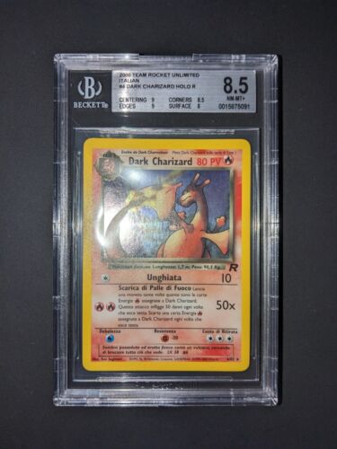  DARK CHARIZARD 482 ITA TEAM ROCKET 85 NMM NO PSA  BGS POKEMON 