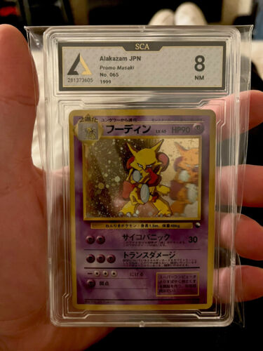 PSA 8SCA8 Pokemon Card Alakazam No065 Holo Japanese Masaki Vending Promo 1999