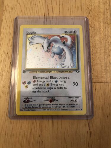 Lugia 9111 Neo Genesis 1st Edition Holo Pokemon Card