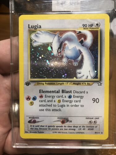 Lugia 9111 Neo Genesis 1st Edition Holo NM Pokemon Card 2000