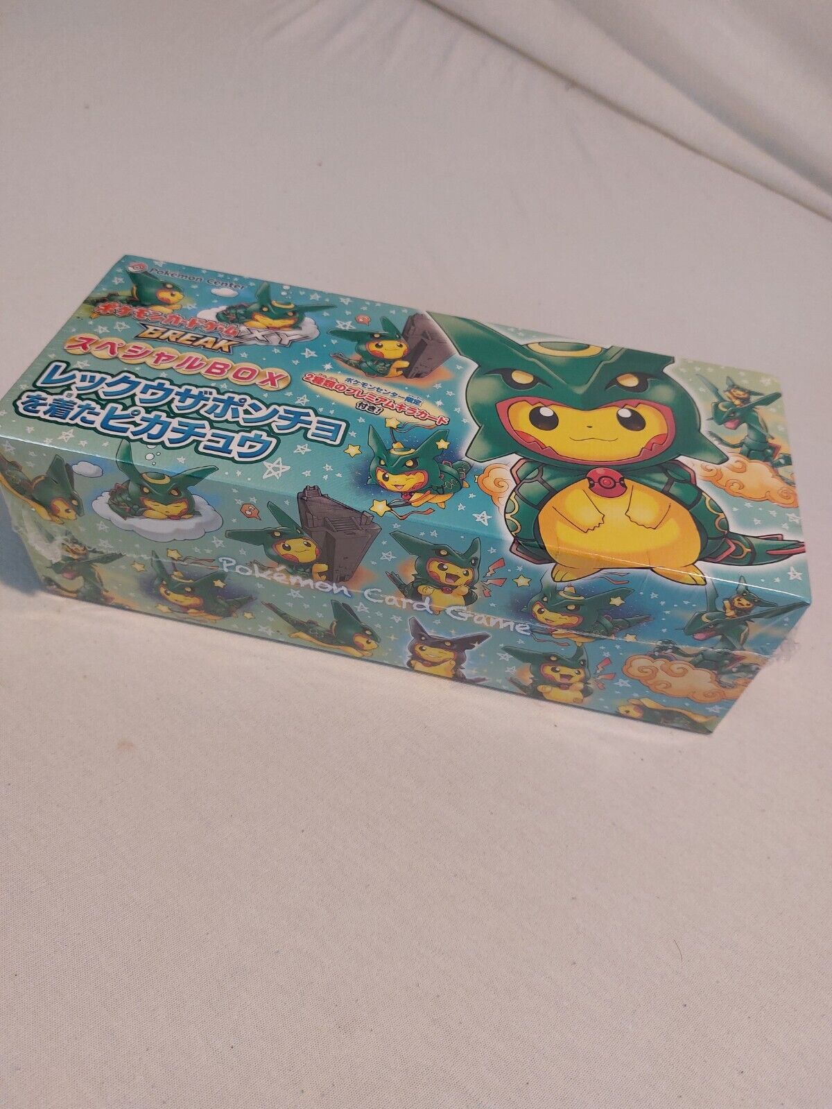 SEALED MINT Pokmon Box Pikachu PonchoCosplay Rayquaza XY Break 2016 JAP