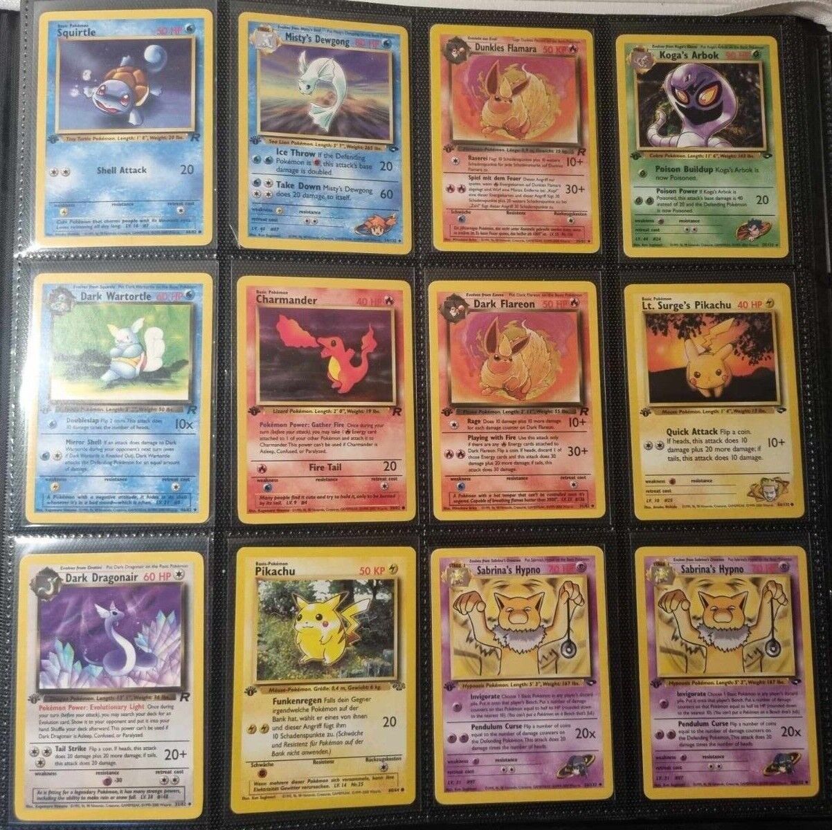 Pokmon Karten Sammlung Pokemon Card Collection 319 x 1st Edition NMM  10 k