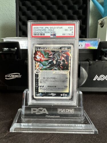  Pokemon PSA 6  Glurak  Gold Star Charizard 2006 JP Dragon Frontiers BGS CGC