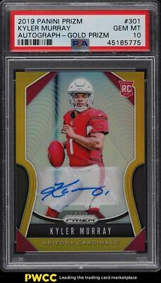 2019 Panini Prizm Gold Prizms Kyler Murray ROOKIE RC AUTO 10 PSA 10 GEM