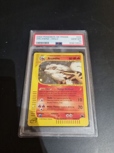 Arcanine Holo Skyridge PSA 10 Pokemon