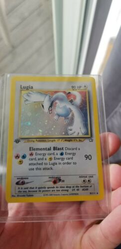 2000 Lugia Neo Genesis 1st Edition Holo Pokemon Card PSA ready