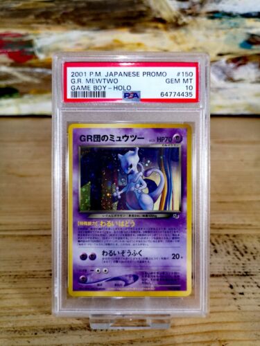 Mewtwo GB promo PSA 10 Pokemon Card  Japanese holo 150 2001 GEM MINT WOTC 