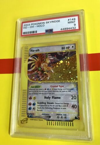 Pokemon  Ho Oh Psa 9 Holo  Skyridge 2003 Mint CGC BGS