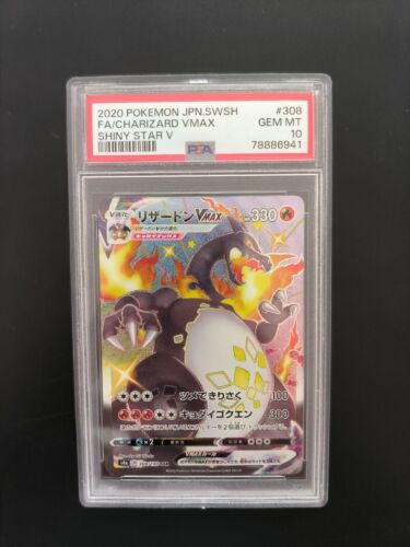 PSA 10 Gem Mint Japanese Pokmon Card Charizard Vmax 308190 Shiny Star V