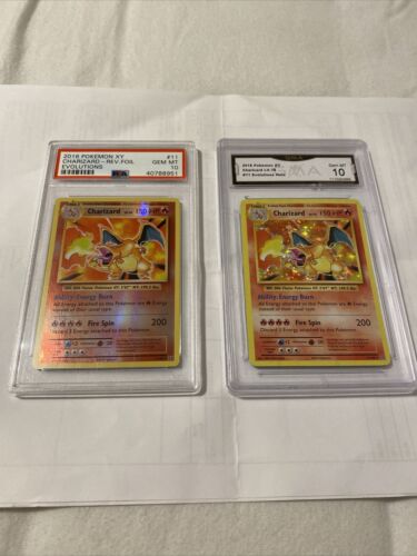 Pokemon Evolutions Charizard Holo 10  Reverse Holo PSA10