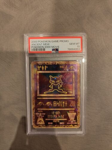 Pokemon Card Promo Movie  Ancient Mew  Gem Mint Psa 10  Mew Antico Film