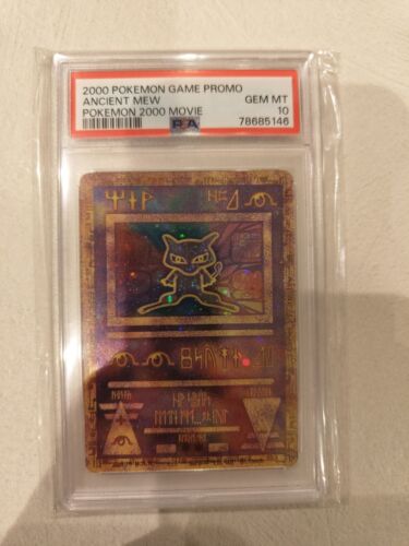 2000 Pokemon Card Promo Movie Ancient Mew  PSA 10 GEM MINT  MEW ANTICO 