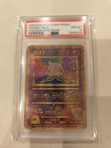 2000 POKEMON CARD PROMO ANCIENT MEW  MOVIE  MEW ANTICO PSA 10 GEM MINT