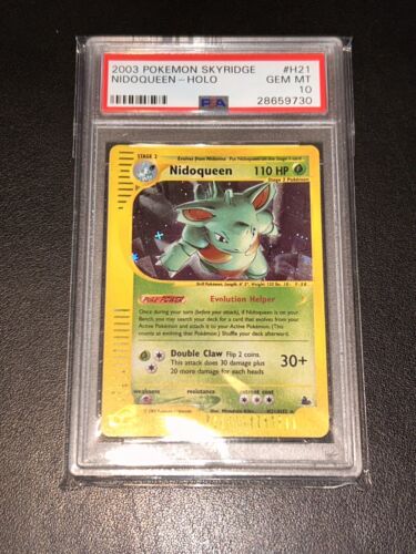 2003 Pokmon Skyridge NIDOQUEEN Holo GEM MINT PSA 10