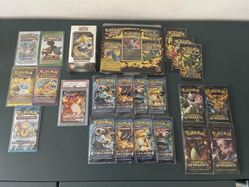 Lotto Pokemon Sigillato Psa 10 Semi Vintage  Modern  Artset  Collezioni Rare