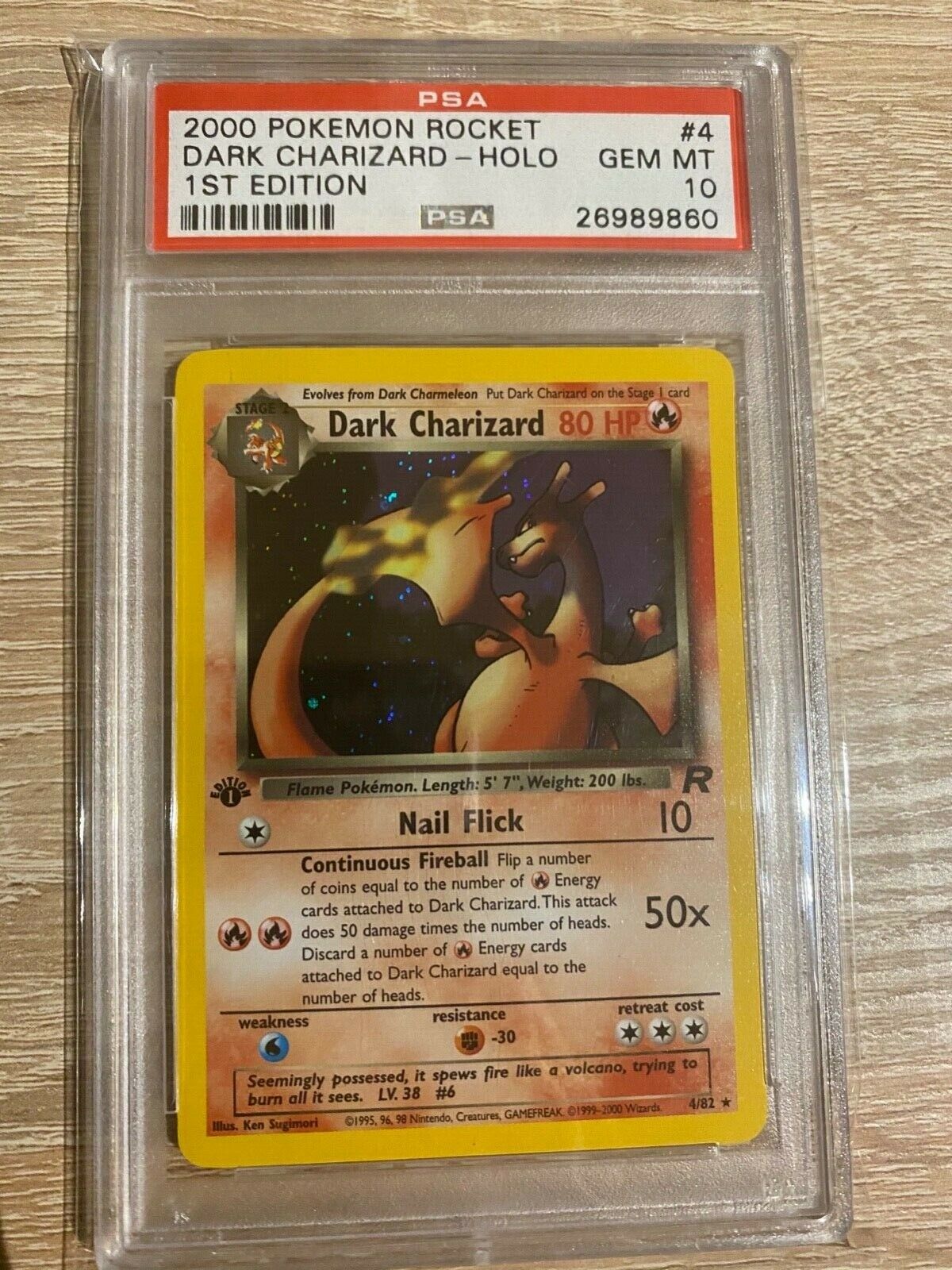 dark charizard holo psa 10 1st edition Pokmon pokemon