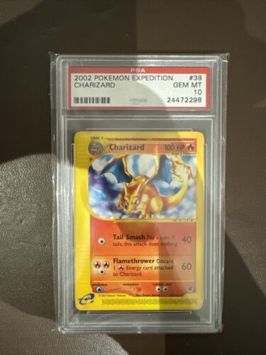 Pokemon TCG  Charizard  Expedition 2002  PSA 10 