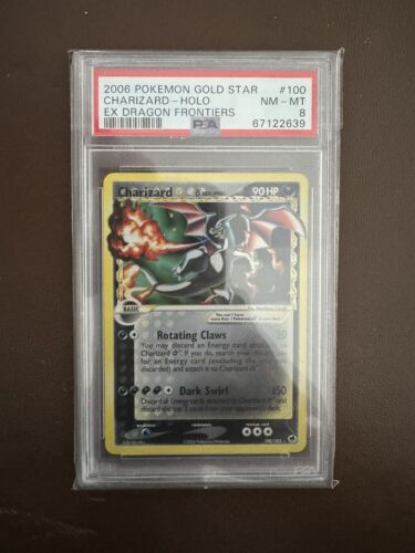 Pokemon TCG  PSA 8  Charizard Gold Star  Ex Dragon Frontiers