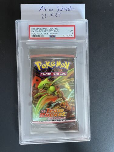 Pokemon Booster EX Team Rocket Returns  English  PSA 7