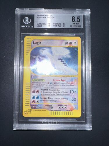 Pokemon Lugia 149147 BGS 85 STRONG Crystal Aquapolis no Shining Charizard