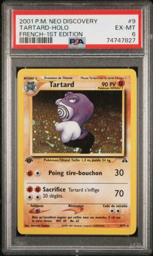  Tartard 975 Holo Neo Discovery Edition 1 Wizards Fr PSA 6 Carte Pokemon