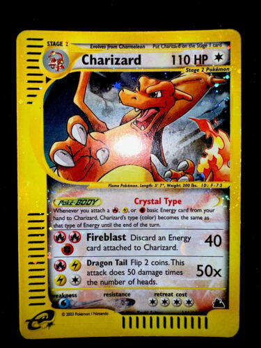 Pokemon Charizard 146144 Holo Crystal Skyridge no Shining Gild Star