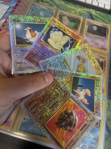 Pokemon Lot  90 cards 1st edition Holo Gym Legendary Collection and other