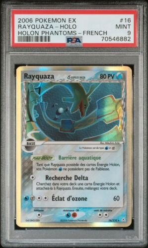  Rayquaza Holo Banger 16110 Fantmes Holon PSA 9 Pop 2 Carte Pokemon Pca 