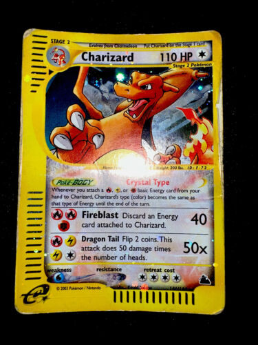 Pokemon Charizard 146144 Holo Crystal Skyridge no Shining Gild Star