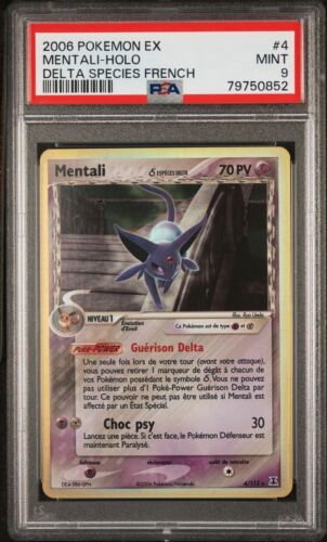  Mentali Holo PSA 9 Ex Espces Delta 4113 Bloc Ex Carte Pokemon Pca Fr 