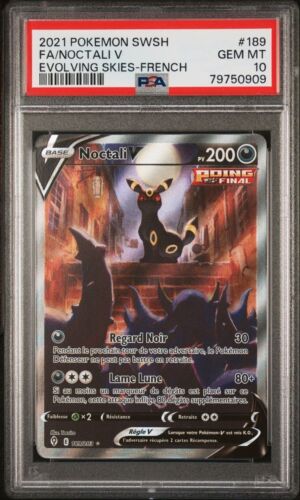  Noctali V Alternative PSA 10 Evolution Cleste 189203 Carte Pokemon Pca 