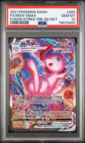  Mew Vmax Alternative PSA 10 Point De Fusion 269264 Carte Pokemon Fr Pca 