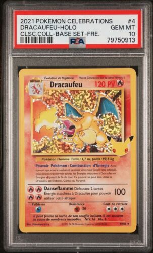  Dracaufeu PSA 10 Celebrations 25 Ans 4102 Carte Pokemon Fr Pca Alt 