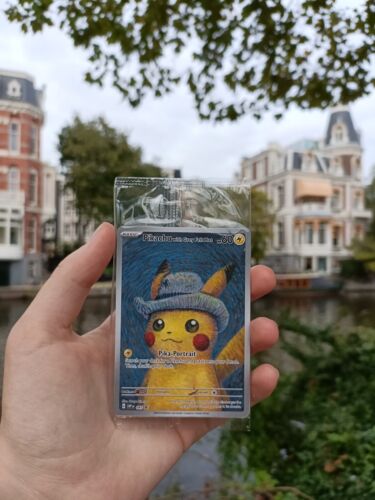 Pikachu with Grey Felt Hat 085 Promo Card Pokmon X Van Gogh Museum  Mint