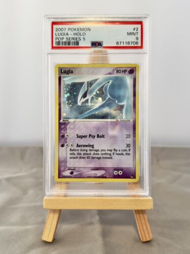 PSA 9 Lugia 217 POP Series 5 HOLO Rare Pokemon Card