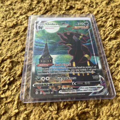 Umbreon VMAX 215203 Alt Art Evolving Skies Rare Pokemon Card Single Strike