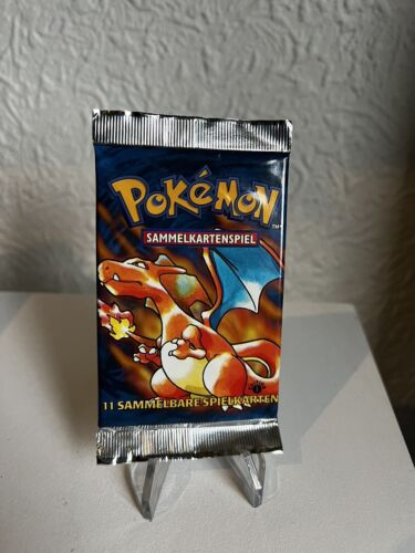 Pokemon Glurak Charizard 1 Edition Booster WOTC PSA unweighted Sealed TCG First