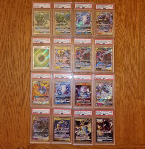 x16 PSA 10 Tag Team All Stars Graded Japanese Pokemon Card Bundle