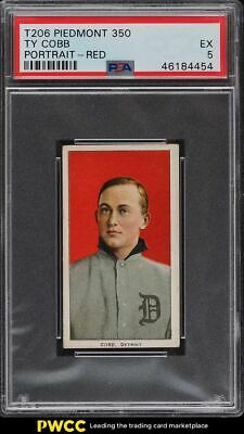 190911 T206 Ty Cobb RED PORTRAIT PSA 5 EX