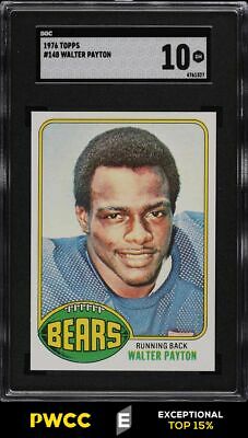1976 Topps Football Walter Payton ROOKIE RC 148 SGC 10 GEM MINT PWCCE