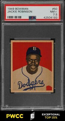 1949 Bowman Jackie Robinson ROOKIE RC 50 PSA 75 NRMT PWCCE