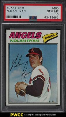 1977 Topps Nolan Ryan 650 PSA 10 GEM MINT