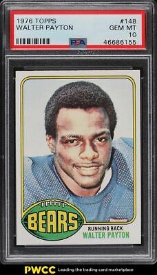 1976 Topps Football Walter Payton ROOKIE RC 148 PSA 10 GEM MINT